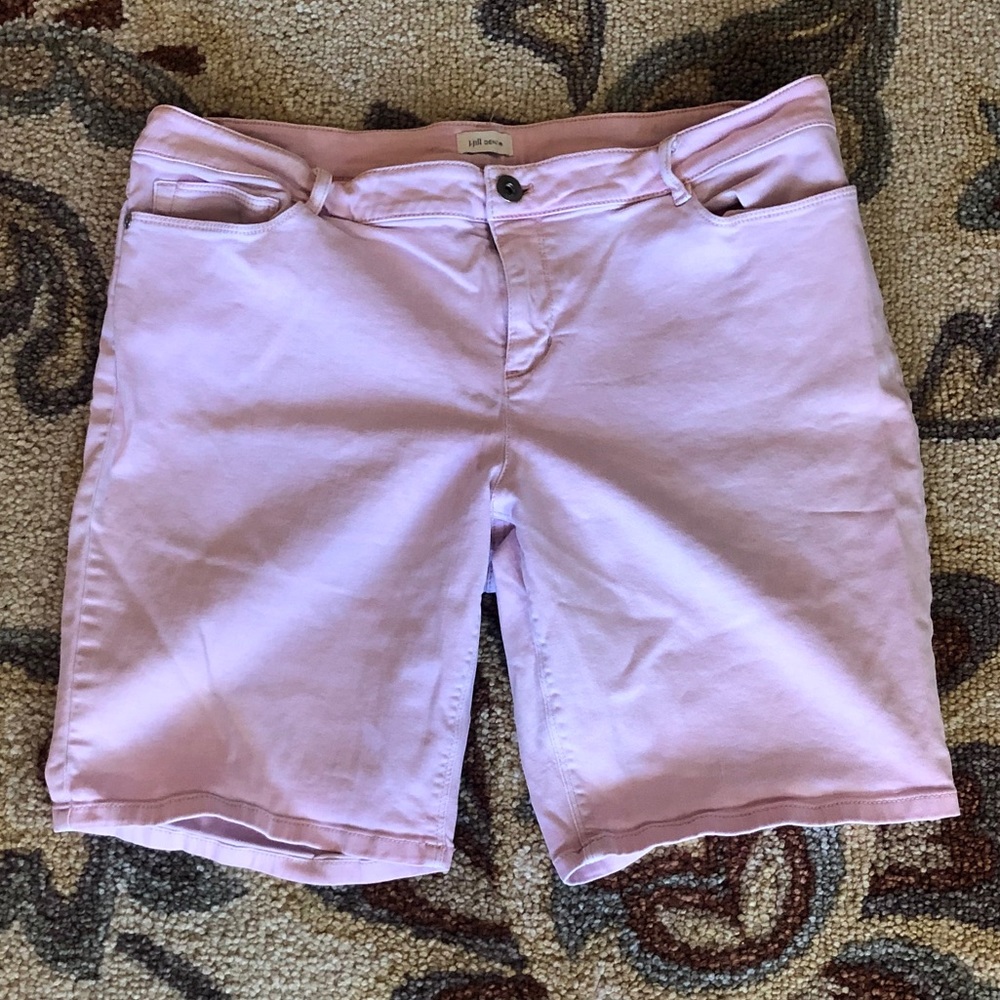J. Jill Pink Denim Shorts